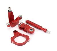 Kit Support Amortisseur Support De Fixation D'amortisseur De Direction CNC pour Moto pour Yamaha YZF R7 2021 2022 2023 Amortisseur Réglable Stabilisateur D'amortisseur(Ensemble 3)
