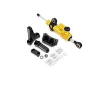 Kit Support Amortisseur Support Montage Amortisseur Direction CNC Moto pour Kawasaki pour Ninja 500 2024 Amortisseur Réglable Stabilisateur D'amortisseur(Ensemble 6)