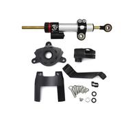 Kit Support Amortisseur Support Stabilisateur Amortisseur Direction CNC Moto pour Kawasaki pour Z1000 2016-2019 Kit Montage Stabilisateur D'amortisseur(Ensemble 2)