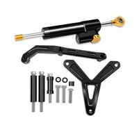 Kit Support Amortisseur Support Stabilisateur Amortisseur Direction CNC Moto pour Yamaha MT-09 MT09 MT 09 2021-2024 Kit Montage Stabilisateur D'amortisseur(Ensemble 1)