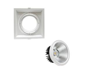 Kit Support AR111 Encastrable Orientable avec Ampoule LED 20W - Blanc Neutre 4000K - 5500K - SILAMP