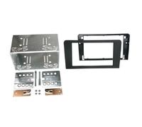 Kit Support Autoradio 2DIN - GENERIQUE - Audi A3 8P - Rubber touch - Noir - 2008