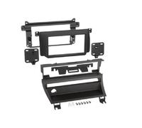 Kit Support Autoradio compatible avec BMW Serie 3 E46 avec 1 bouton - noir mat