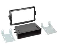 Kit Support Autoradio compatible avec Dacia Opel Renault Noir Brillant Vide poch