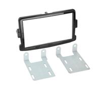 Kit Support Autoradio compatible avec Dacia Opel Vivaro Renault Trafic Noir bril