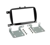 Kit support Autoradio compatible avec Fiat 500 - Noir brillant