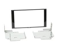 Kit Support Autoradio compatible avec Nissan Micra K13 Note Noir brillant