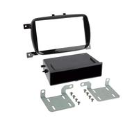 Kit support avec vide poche compatible avec Fiat 500 - Noir brillant