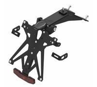 KIT SUPPORT DE PLAQUE D'IMMATRICULATION ITA/DE/SLO LIGHTECH POUR APRILIA TUONO V