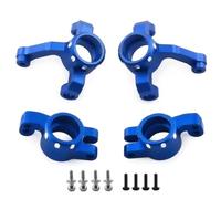 Kit Support Moyeu Arrière Bloc Tasse Direction Métal pour Losi Micro-b 1/24 | Fusées d'essieu et moyeux arrière aluminium CNC Précision de direction 1/24 RC et durabilité l'avant Pièces