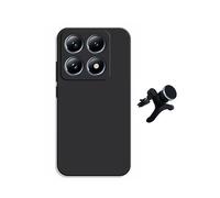 Kit Support Voiture Magnétique Renforcé + Coque Silicone Liquide PHONECARE Pour Xiaomi 15T 5G - Noir