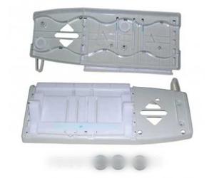 KIT SUPPORTS ROULETTES - (X2) HERAKLES pour LAVE VAISSELLE BRANDT - 32X2675