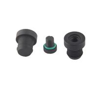 Kit Suppression EGR Bouchons De Thermostat De Refroidissement, Adaptateur En Argent, Pour BMW Série 1 3 5 6 7 X3 X5 X6 Pour E60 E61 E70 E71 E87 E90 E91 E9 EGR VALVE(Black plug)