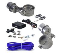 Kit Suppression EGR Unité Commande Soupape À Vide Pompe À Vide Découpe D'échappement Avec Électrovanne Commande En 2 Pièces Avec Télécommande EGR VALVE(3 inch metal)