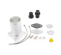 Kit Suppression Vanne Egr Costume De Tuyau En Aluminium Argenté, Pour BMW E46 318d 320d 330d 330xd 320cd 318td 320td EGR-Module(FULL KIT)