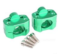 Kit Surélévation Guidon pour moto 28mm Confort Kit Surélévation | Construction pour robuste, résiste chocs -terrain, support guidon, sécurité accrue en descente(Green)