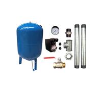 Kit Surpresseur Eau Vertical 300l - 2" Avec Pressostat Et Manomètre