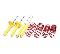 Kit suspension amortisseurs + ressorts pour Peugeot 306 type XU5 - XU7 de 03-1993 a 2001 en rabaissement avant 40mm, pour motoris...