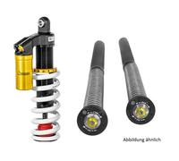 Kit suspension Touratech Amortisseur EXTREME 2 + cartouche EXTREME (+20 mm) - Noir - Jaune
