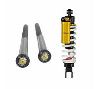 Kit suspension Touratech Amortisseur EXTREME 2 + cartouche EXTREME (+25 mm) - Noir - Jaune