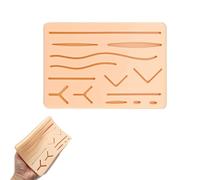 Kit Suture Avec Coussin Réaliste, Sutures et Gants, Kit Suture Entrainement, Ensemble d'Outils de Suture Cutanée pour Formation à la Suture des Plaies