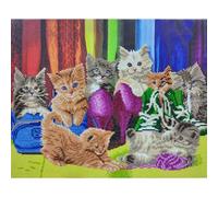 Kit Tableau Broderie Diamant 40x50cm Chatons