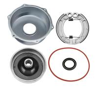 Kit tambour de frein arrière avec moyeu, mâchoires, couvercle et joints pour Yama-ha Grizzly 350 Bruin 350 250 Big Bear 400 Wolverine 350 Kodiak 400 2x4 2003-2004 Kodiak 400 4x4 2004-2014