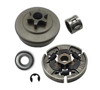 Kit Tambour d'embrayage 3/8"-6T Compatible avec Les tronçonneuses MS170, MS180, MS210, MS230, MS250, 017, 018, 021, 023 et 025 (pièce de Rechange n° 1123 640 2005)