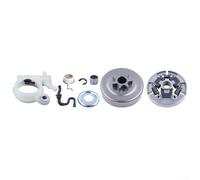 Kit tambour d'embrayage avec pompe à huile 2143 640 3201 pour tronçonneuse MS251 MS231 MS231C MS251C avec pignon pour vis sans fin et clip E
