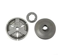 Kit Tambour d'Embrayage pour Tronçonneuse 45cc-58cc: Pièce de Rechange pour robuste en Fer et Plastique pour Démarrage Rapide et Arrêt Immédiat, Usage Extérieur Intense(Split)