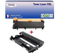 Kit Tambour+Toner compatibles avec Brother TN2320, DR2300 pour Brother MFC L2700DN, L2700DW, L2720DW, L2740DW - 2 600 pages - T3AZUR Tambour G