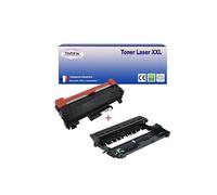 Kit Tambour+Toner compatibles avec Brother TN2420, DR2400 pour Brother MFC-L2712DN, L2712DW, L2710DN, L2710DW, L2713DW, L2715DW - 3 000 pages - T3AZUR Tambour G