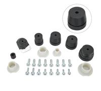 Kit tampon annulaire compatible avec tronçonneuse Stihl 064 066 MS640 MS650 MS660 Caoutchouc et support AV avec vis Noir