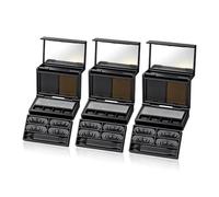 Kit Tampon Eyeliner et Cils Inférieurs 3-en-1, Noir et Marron w | Waterproof, Anti-bavure, Séchage rapide, Pointe fine, Regard ailé, Grain de beauté, Débutant(#3Pcs)