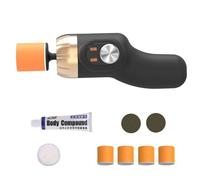 Kit tampons et polisseuses pour voiture, polisseuse portable et légère pour tampons de voiture, outil de polissage de réparation de rayures en verre pour cire automatique électrique portable pour