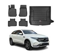 Kit Tapis de Sol et Coffre pour Mercedes EQC 2019-2022 TPE Noir