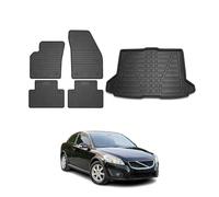 Kit Tapis de sol et coffre pour Volvo C30 2006-2013 TPE Noir