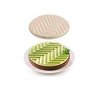 silikomart 23.202.13.0065 Kit Tarte Graphique moules, White