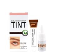 Kit Teinture Sourcils & Cils 2 en 1 - Résistant à l'Eau, (#2, 50g) | Kit teinture sourcils & cils 2-en-1, couleur longue tenue, DIY qualité salon, 3 teintes, facile à utiliser