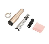 Kit téléobjectif pour photographie sur smartphone, édition or, comprenant un objectif grand angle, un objectif macro, un objectif fisheye et un