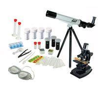 Kit télescope et microscope pour l'initiation au cosmos et au microcosme