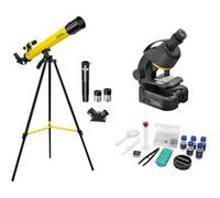 Kit Télescope + Microscope NATIONAL GEOGRAPHIC pour Débutants Jaune,Noir G