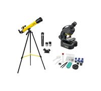 National Geographic Kit télescope et microscope pour enfants et débutants avec nombreux accessoires