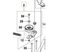 Kit Tendeur De Courroie 580279001 Original Husqvarna