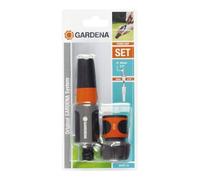 Gardena Kit d'arrosage pour tuyau Ø int. 19 mm – Contenu : 18214, 18300