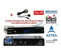 Kit Terminal TNTSAT VEGA HD PVR avec Cordon Infrarouge et Cordon HDMI offert