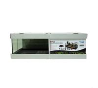 AQUAVIE-Terrarium pour tortue d'eau aquatique coloris blanc Aquavie kit aqua 60 - 60 x 30 x 20 cm