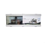 AQUAVIE-Kit terrarium tortue terra 80 de 80 x 35 x 25 cm