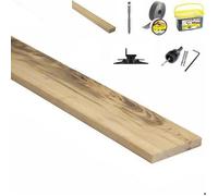 Kit terrasse 20m² en bois exotique MUIRACATIARA TIGERWOOD Longueur lames : 950mm