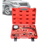 Kit Test Pression Huile, Outil détection compression injecteur 0-10 bar, Kit Testeur Pression Huile Moteur, pour Garage Maison Atelier Techniciens Mécaniciens Camions, Motos et Véhicules Marins